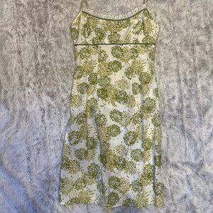 Charlotte Russe Sundress, Green Flowers, Size Small